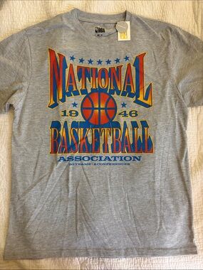 NBA T-shirt with basketball graphic